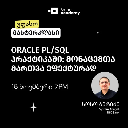 Oracle PL/SQL პრაქტიკაში: მონაცემთა მართვა ეფექტურად