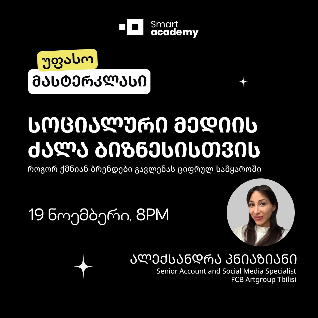 სოციალური მედიის ძალა ბიზნესისთვის